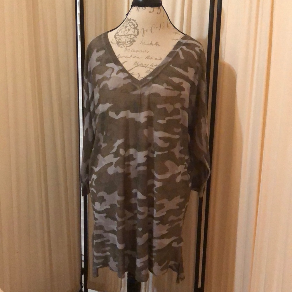 Camouflage blouse